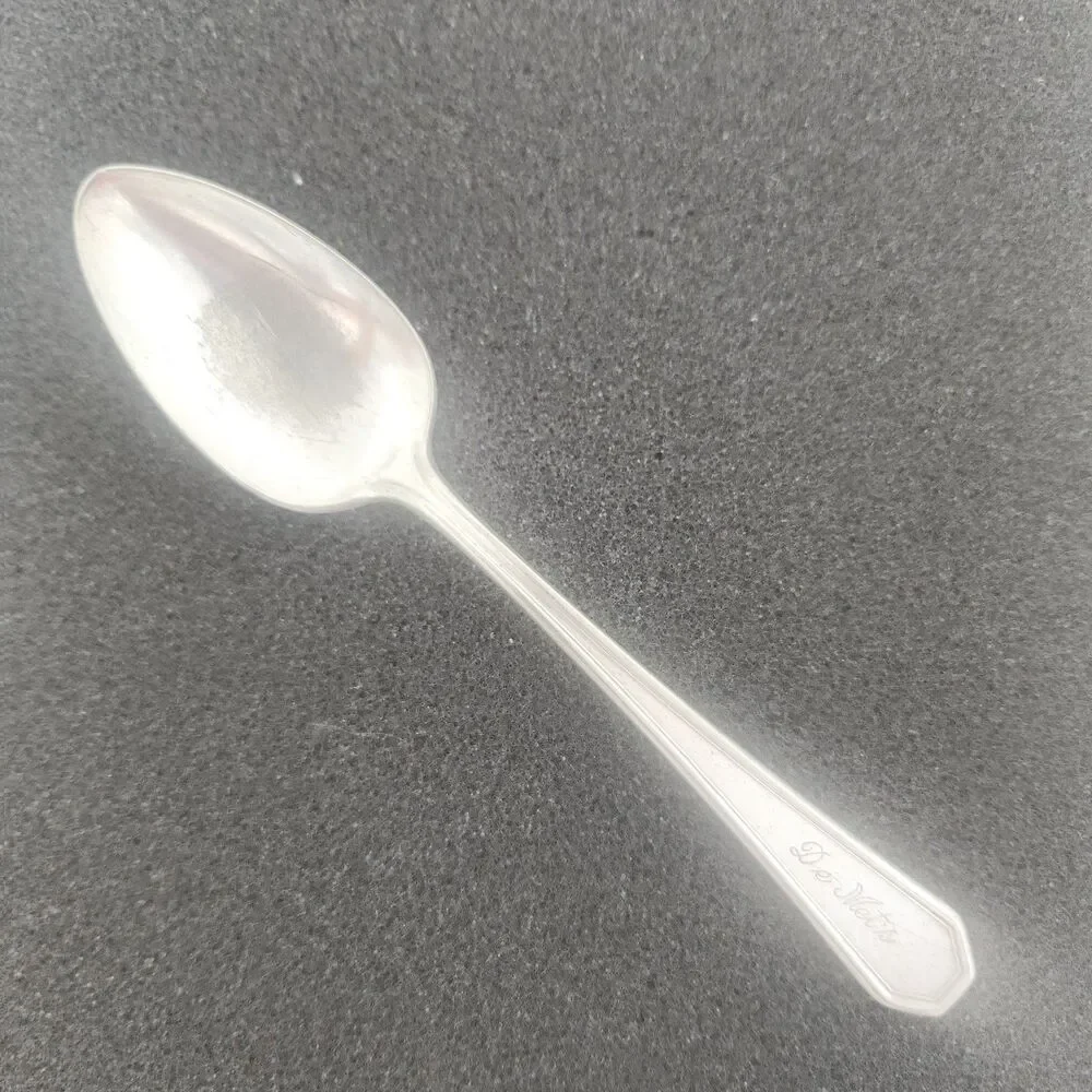 Silverplate Meriden S.P. CO. Stouffers Teaspoon Silverware Flatware DeMets Candy